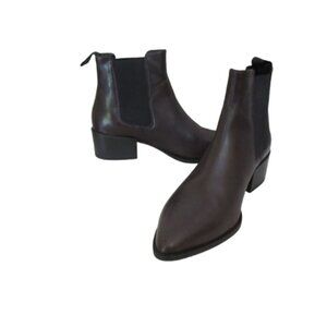 Vagabond Leather Dark Brown Chelsea Ankle Boots Size 39 / 8.5 US